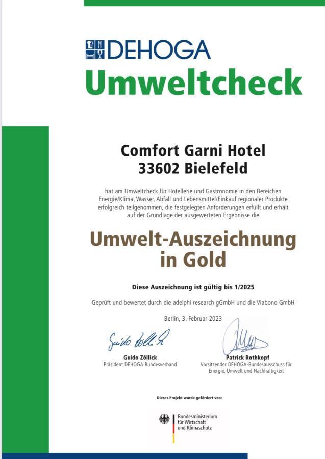 Comfort Garni Stadtzentrum Hotel Bielefeld Exteriér fotografie